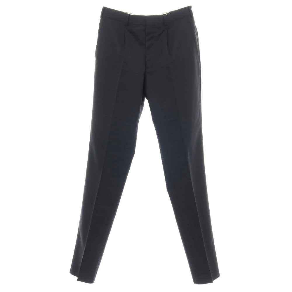 【中古】コムデギャルソン オムドゥ COMME des GARCONS HOMME DEUX 2025年春夏 ツイルウール ドレススラックスパンツ ブラック【サイズM】【 状態ランクA 】【 メンズ 】[BPD]