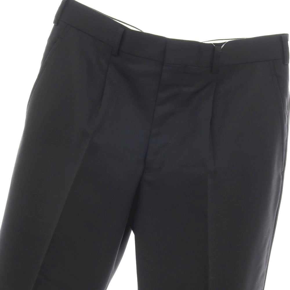 【中古】コムデギャルソン オムドゥ COMME des GARCONS HOMME DEUX 2025年春夏 ツイルウール ドレススラックスパンツ ブラック【サイズM】【 状態ランクA 】【 メンズ 】[BPD]
