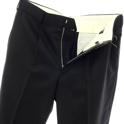 【中古】コムデギャルソン オムドゥ COMME des GARCONS HOMME DEUX 2025年春夏 ツイルウール ドレススラックスパンツ ブラック【サイズM】【 状態ランクA 】【 メンズ 】