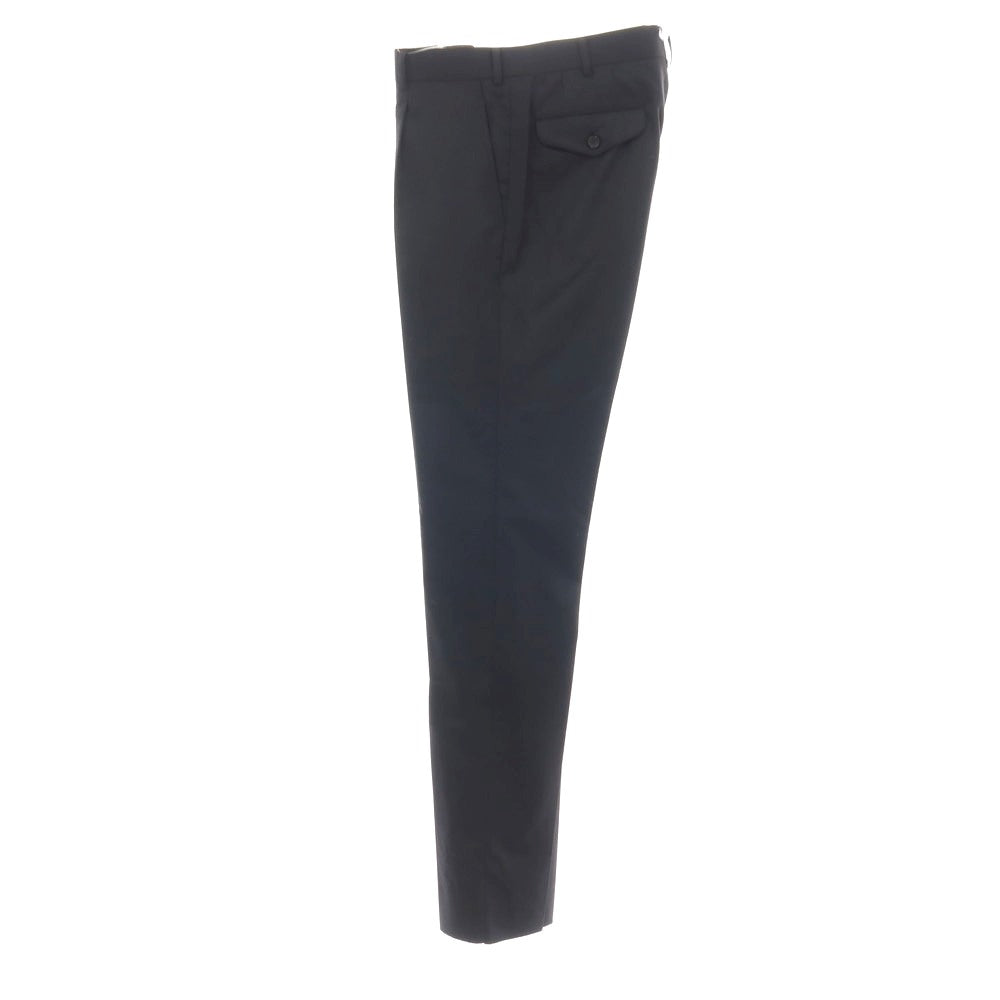 【中古】コムデギャルソン オムドゥ COMME des GARCONS HOMME DEUX 2025年春夏 ツイルウール ドレススラックスパンツ ブラック【サイズM】【 状態ランクA 】【 メンズ 】[BPD]