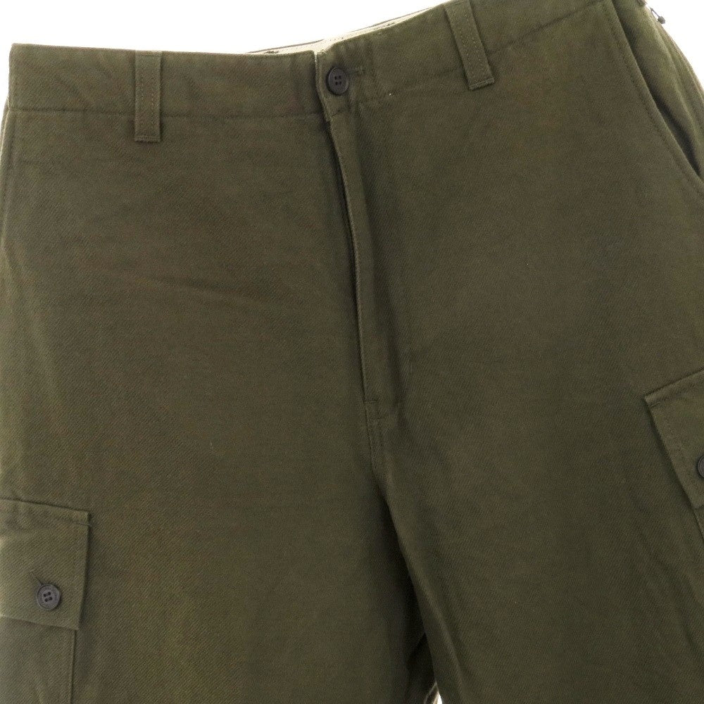 【中古】コムデギャルソンオム COMME des GARCONS HOMME 2025年秋冬 コットンウール カーゴパンツ オリーブグリーン【サイズM】【 状態ランクA 】【 メンズ 】