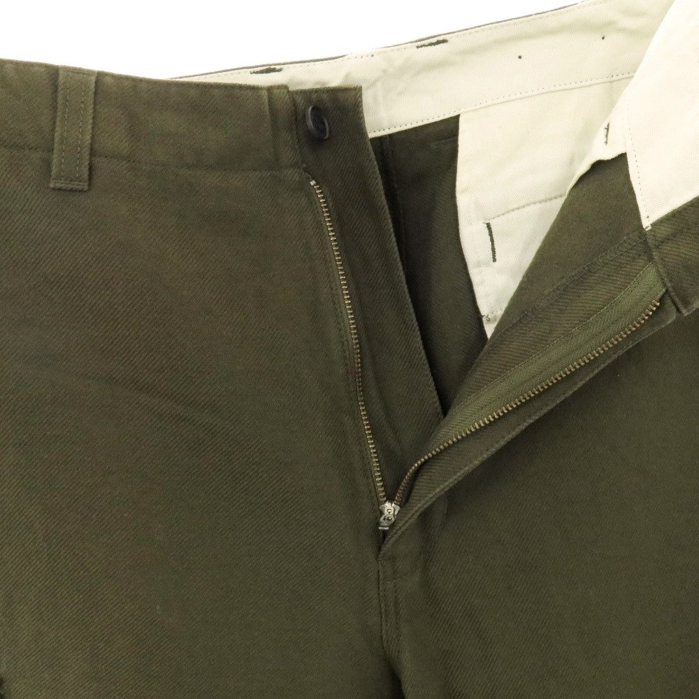 【中古】コムデギャルソンオム COMME des GARCONS HOMME 2025年秋冬 コットンウール カーゴパンツ オリーブグリーン【サイズM】【 状態ランクA 】【 メンズ 】