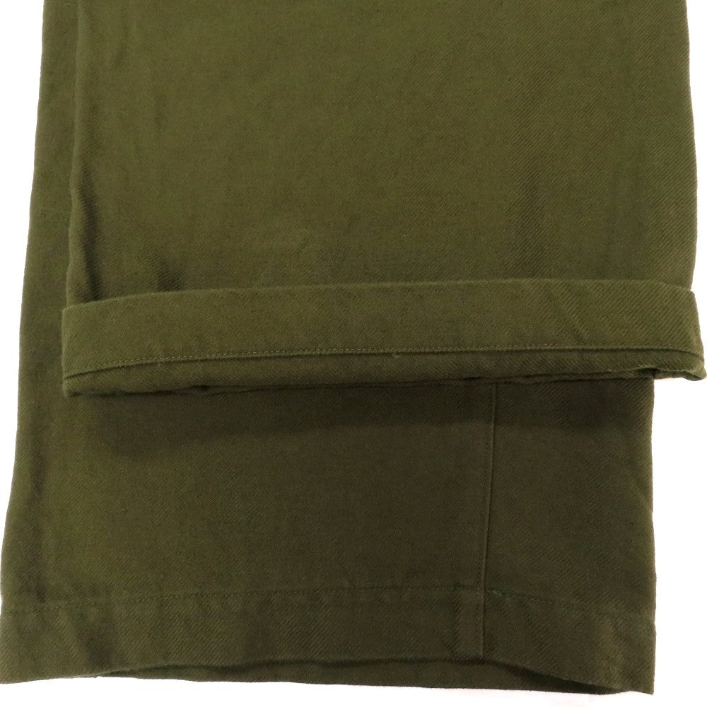 【中古】コムデギャルソンオム COMME des GARCONS HOMME 2025年秋冬 コットンウール カーゴパンツ オリーブグリーン【サイズM】【 状態ランクA 】【 メンズ 】