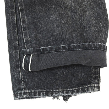 【中古】【未使用】ジュンヤワタナベ マン JUNYA WATANABE MAN x New Manual 2025年秋冬 コットン デニムパンツ ジーンズ グレーブラック【サイズM】【 状態ランクS 】【 メンズ 】