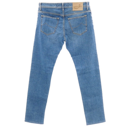 【中古】ヤコブコーエン JACOB COHEN J622 ストレッチ コットン デニムパンツ ジーンズ ライトブルー【サイズ34】【 状態ランクB 】【 メンズ 】