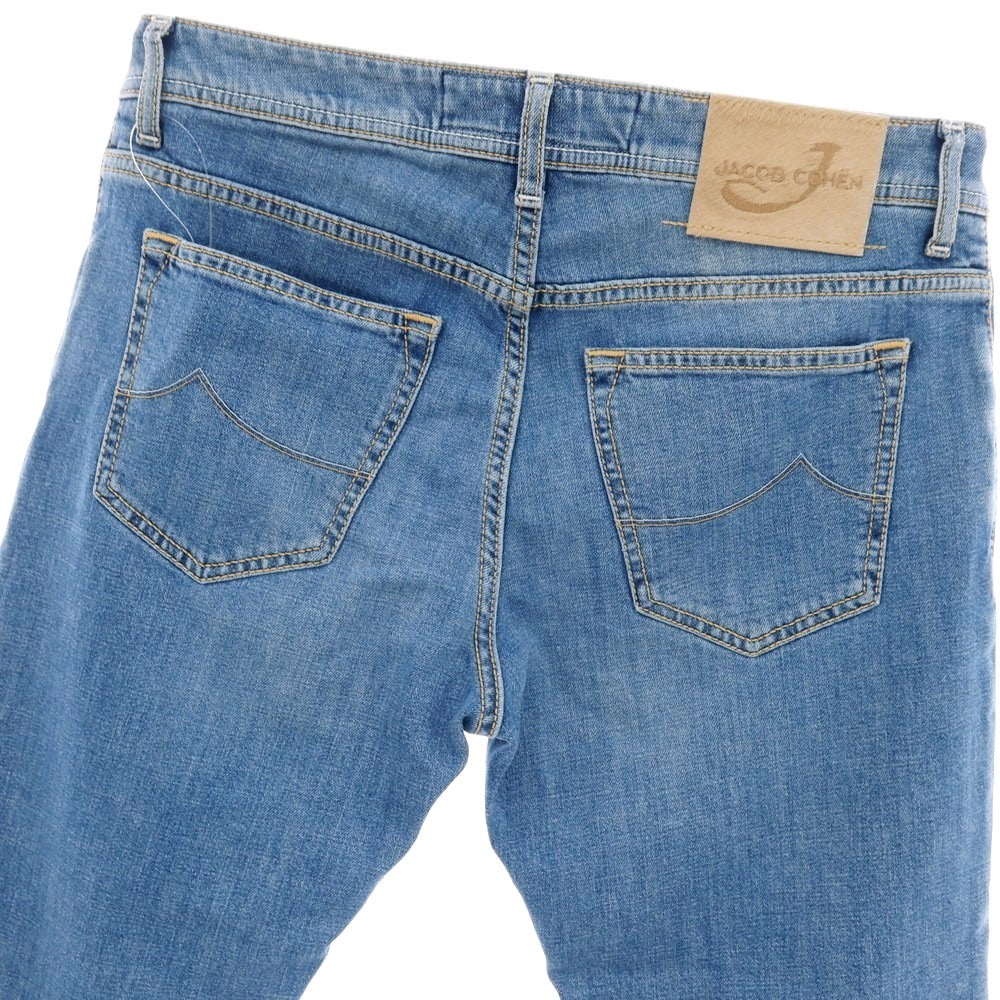 【中古】ヤコブコーエン JACOB COHEN J622 ストレッチ コットン デニムパンツ ジーンズ ライトブルー【 サイズ34 】【 状態ランクB 】【 メンズ 】 [APD]