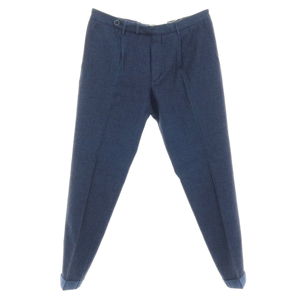 【中古】ジーティーアー G.T.A Byron コットンポリウレタン ドレススラックスパンツ ネイビー【サイズ50】【 状態ランクA 】【 メンズ 】