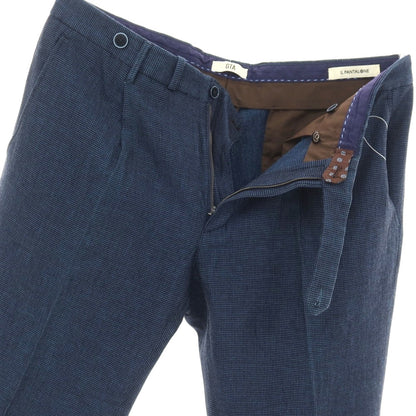 【中古】ジーティーアー G.T.A Byron コットンポリウレタン ドレススラックスパンツ ネイビー【サイズ50】【 状態ランクA 】【 メンズ 】