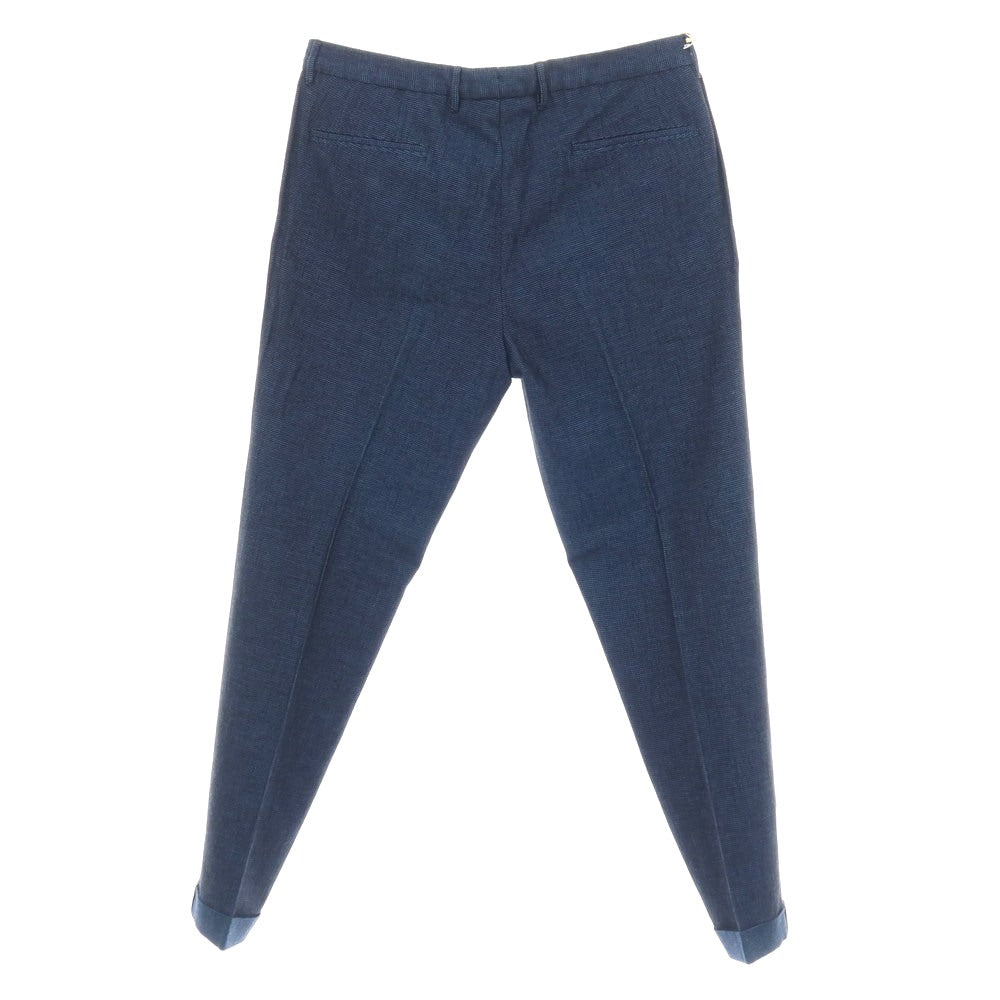 【中古】ジーティーアー G.T.A Byron コットンポリウレタン ドレススラックスパンツ ネイビー【サイズ50】【 状態ランクA 】【 メンズ 】