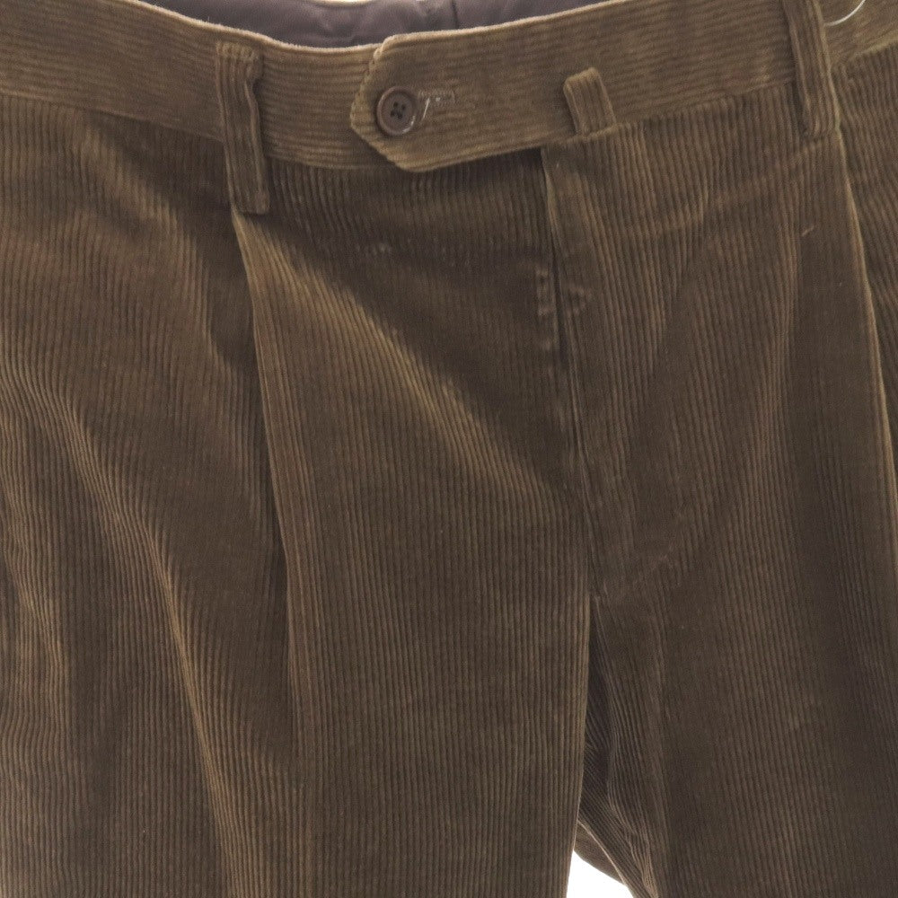 【中古】ユナイテッドアローズ UNITED ARROWS ストレッチ コットン 中太畝 コーデュロイパンツ ブラウン【サイズ46】【 状態ランクB 】【 メンズ 】