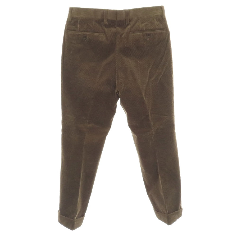 【中古】ユナイテッドアローズ UNITED ARROWS ストレッチ コットン 中太畝 コーデュロイパンツ ブラウン【サイズ46】【 状態ランクB 】【 メンズ 】