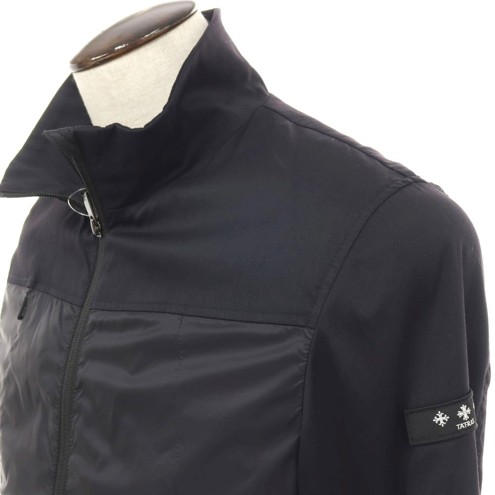 【中古】タトラス TATRAS ナイロン スタンドカラー ダブルジップブルゾン ブラック【サイズ3】【 状態ランクB 】【 メンズ 】