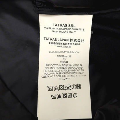 【中古】タトラス TATRAS ナイロン スタンドカラー ダブルジップブルゾン ブラック【サイズ3】【 状態ランクB 】【 メンズ 】