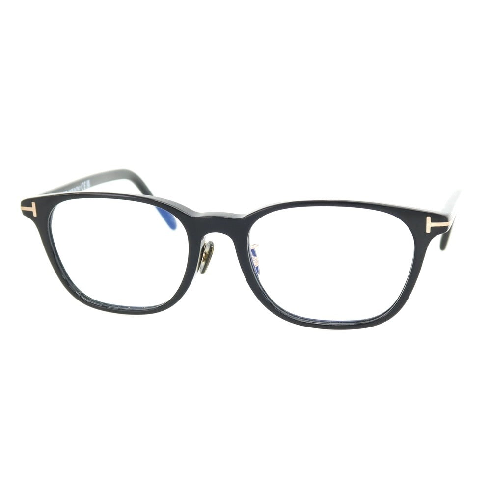 【中古】トムフォード TOM FORD TF5860-D-B ECO 001 メガネ ブラック【サイズ52□18 140】【 状態ランクC 】【 メンズ 】