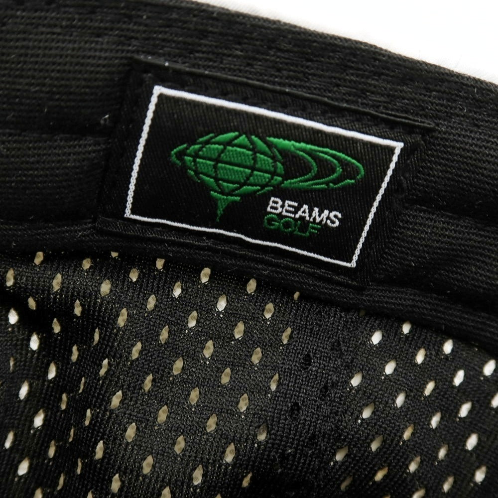 【中古】ビームス ゴルフ BEAMS GOLF NEWERA ナイロン キャップ 帽子 ホワイト【 状態ランクB 】【 メンズ 】