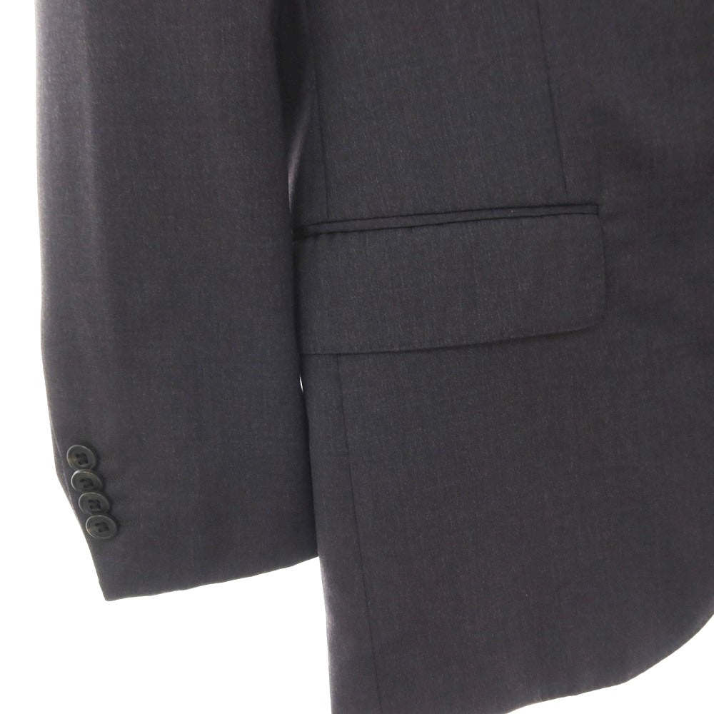 【中古】カシヤマ ザ スマートテーラー KASHIYAMA the Smart Tailor ウール 2つボタンスーツ グレー【サイズ表記なし（M位）】【 状態ランクC 】【 メンズ 】