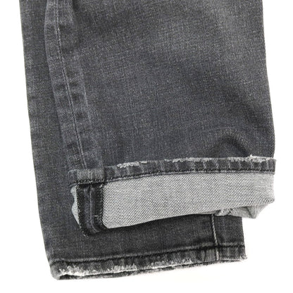 【SALE10%OFF/返品不可】【中古】イカイ YCHAI YPU001 ダメージ加工 ストレッチ コットン デニムパンツ ジーンズ グレーブラック【 サイズ32 】【 状態ランクB 】【 メンズ 】