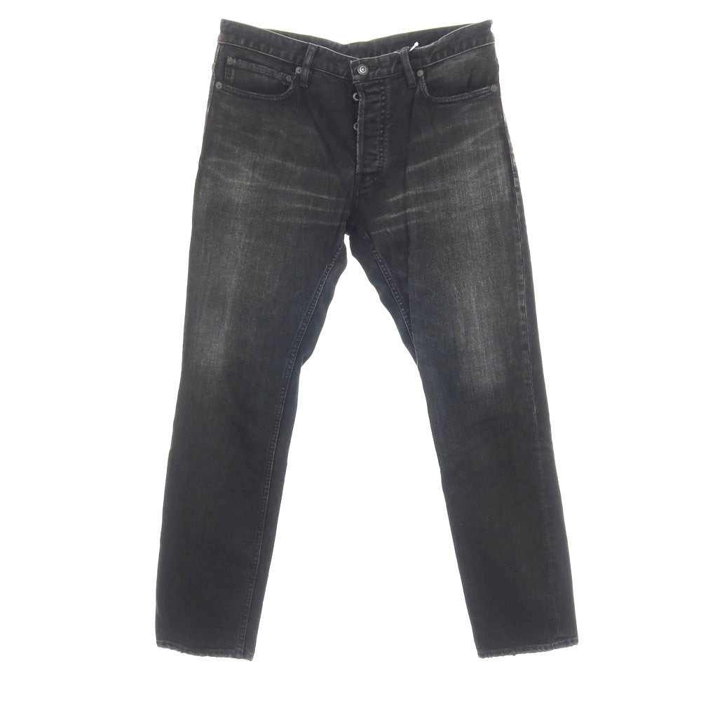 【中古】マインデニム MINEDENIM × 干場義雅 ストレッチ コットン デニムパンツ ジーンズ ブラック【サイズ11】【 状態ランクB 】【 メンズ 】