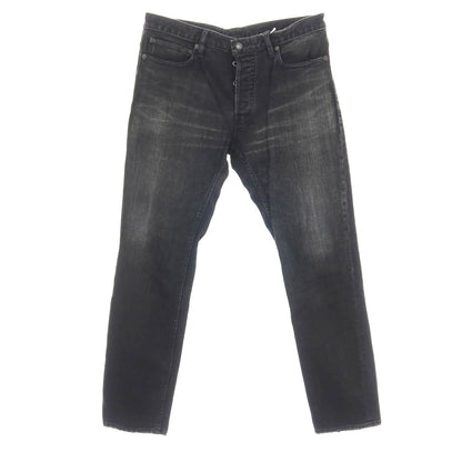 【中古】マインデニム MINEDENIM × 干場義雅 ストレッチ コットン デニムパンツ ジーンズ ブラック【サイズ11】【 状態ランクB 】【 メンズ 】