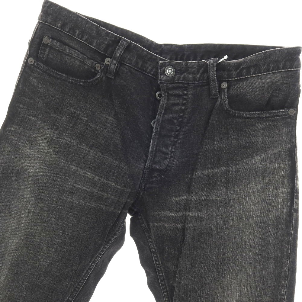 【中古】マインデニム MINEDENIM × 干場義雅 ストレッチ コットン デニムパンツ ジーンズ ブラック【サイズ11】【 状態ランクB 】【 メンズ 】