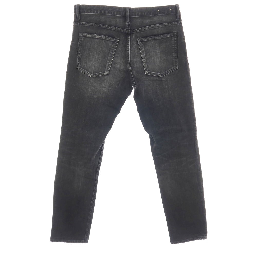 【中古】マインデニム MINEDENIM × 干場義雅 ストレッチ コットン デニムパンツ ジーンズ ブラック【サイズ11】【 状態ランクB 】【 メンズ 】
