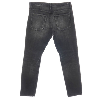 【中古】マインデニム MINEDENIM × 干場義雅 ストレッチ コットン デニムパンツ ジーンズ ブラック【サイズ11】【 状態ランクB 】【 メンズ 】