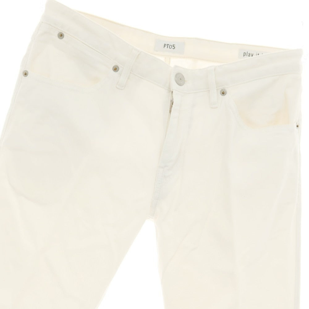 【中古】ピーティーゼロチンクエ PT05 SWING ストレッチ ツイルコットン 5ポケットパンツ ホワイト【サイズ32】【 状態ランクB 】【 メンズ 】