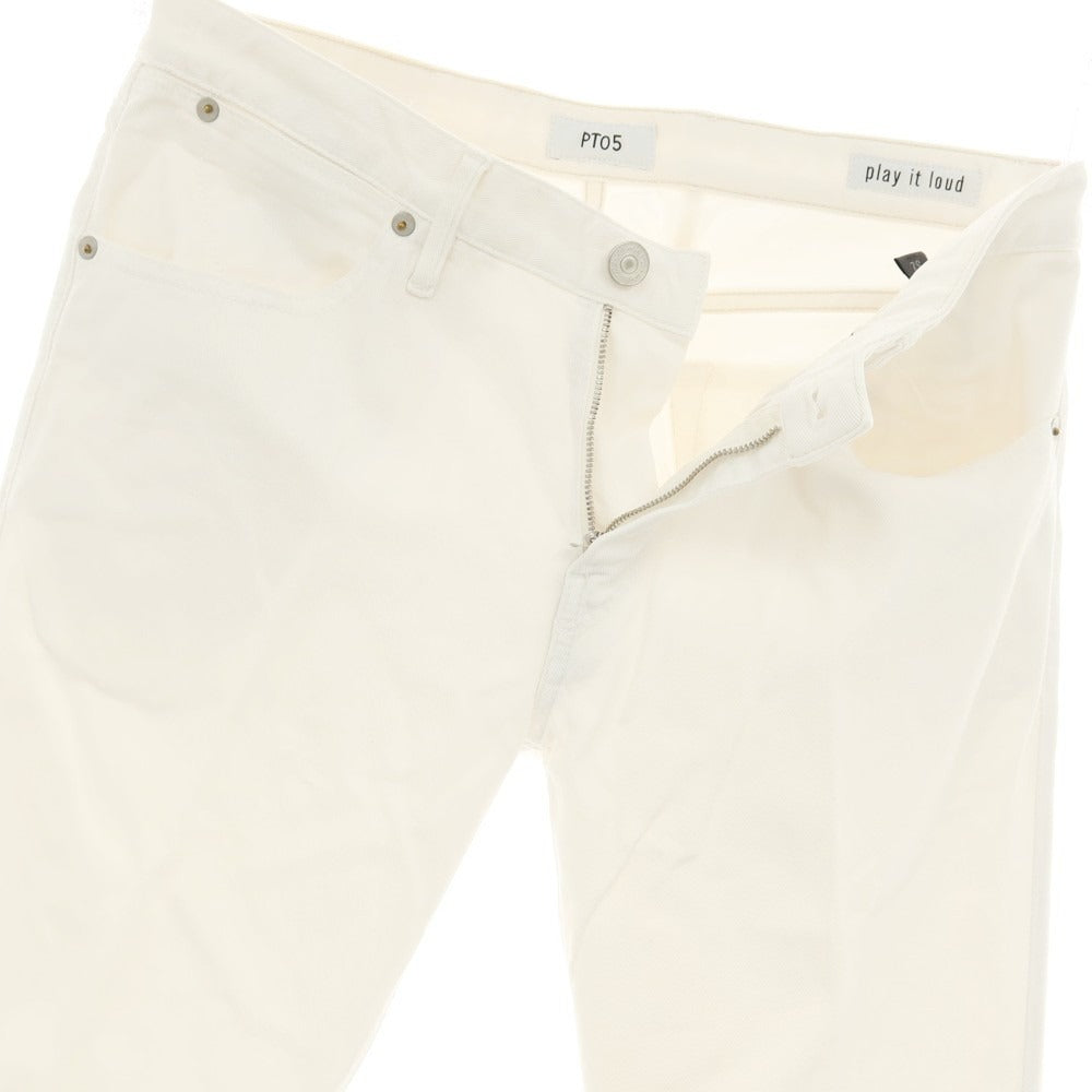 【中古】ピーティーゼロチンクエ PT05 SWING ストレッチ ツイルコットン 5ポケットパンツ ホワイト【サイズ32】【 状態ランクB 】【 メンズ 】
