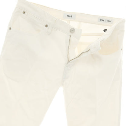 【中古】ピーティーゼロチンクエ PT05 SWING ストレッチ ツイルコットン 5ポケットパンツ ホワイト【サイズ32】【 状態ランクB 】【 メンズ 】