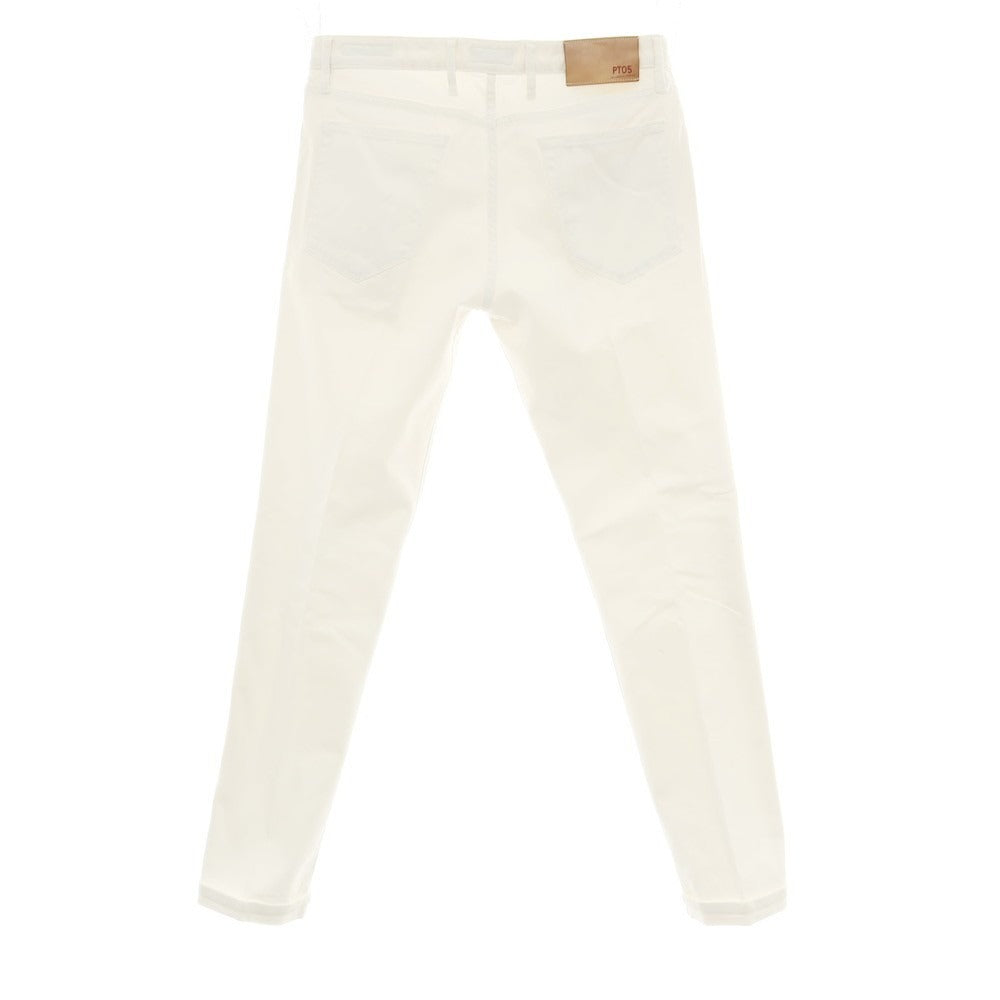 【中古】ピーティーゼロチンクエ PT05 SWING ストレッチ ツイルコットン 5ポケットパンツ ホワイト【サイズ32】【 状態ランクB 】【 メンズ 】