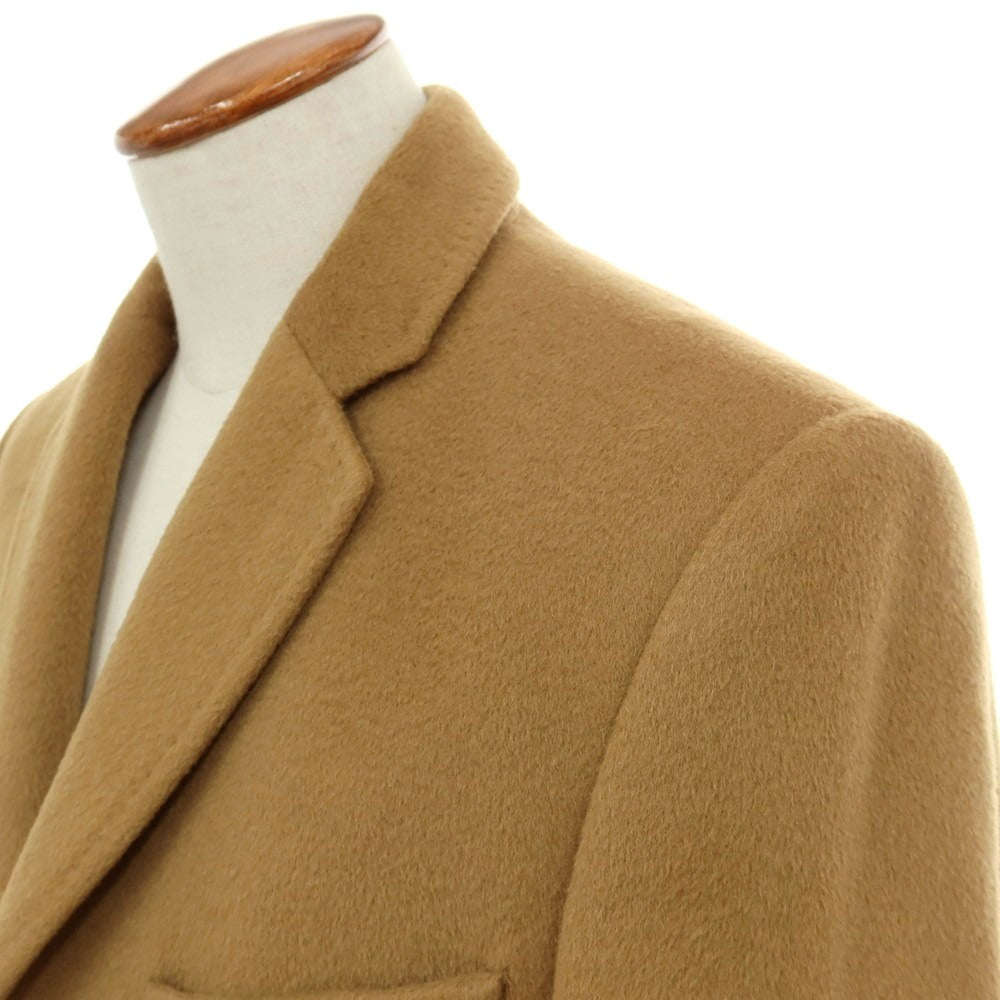 【中古】コロンボ COLOMBO アルパカウール チェスターフィールドコート イエローベージュ【サイズ48】【 状態ランクB 】【 メンズ 】