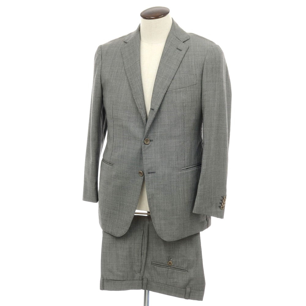 【中古】スティレ ラティーノ STILE LATINO VAUNICO30BV ウール 3つボタンスーツ グレー【サイズ50】【 状態ランクB 】【 メンズ 】[BPD]
