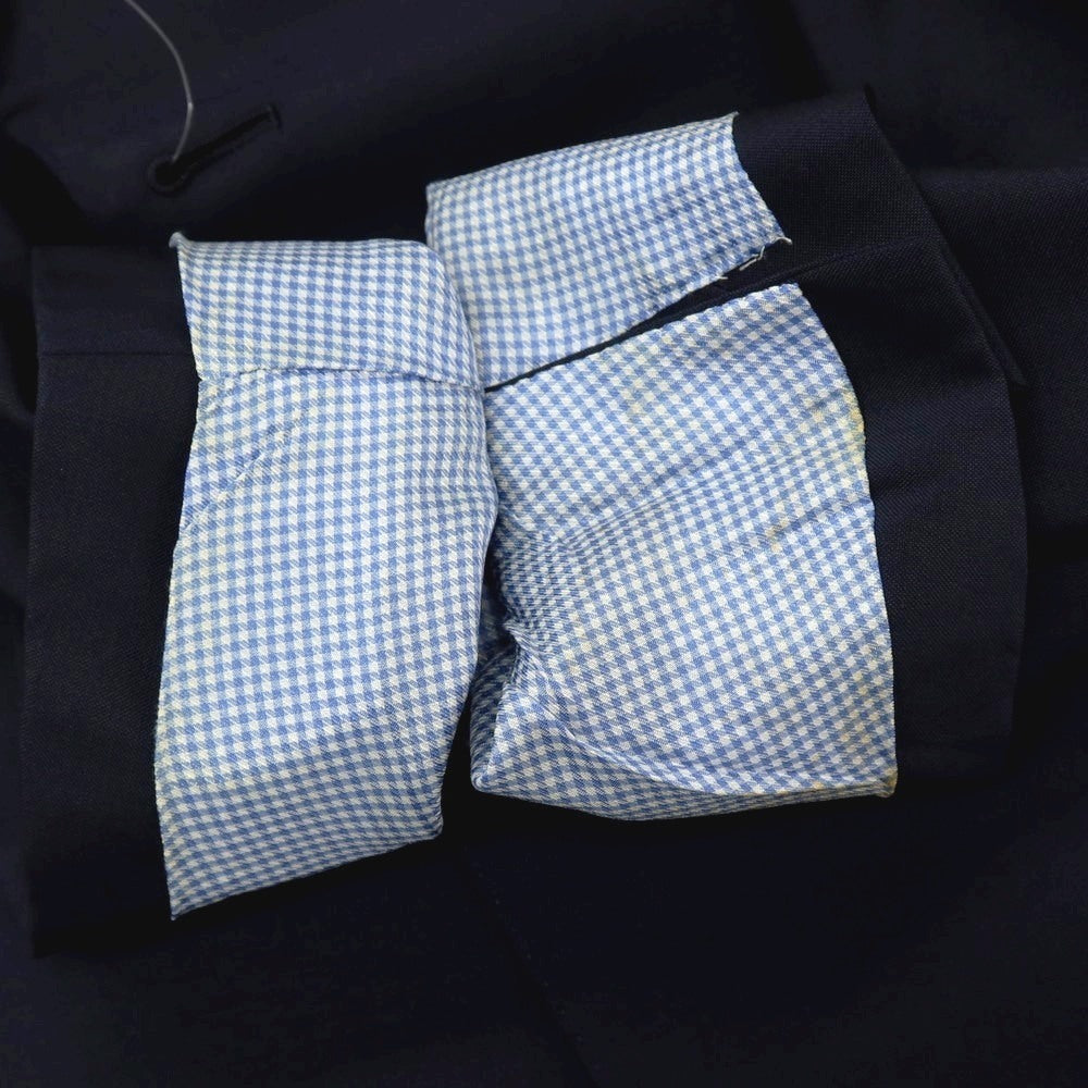 【中古】ダンヒル Dunhill ウールモヘヤ 2B テーラードジャケット ネイビー【サイズ48】【 状態ランクC 】【 メンズ 】