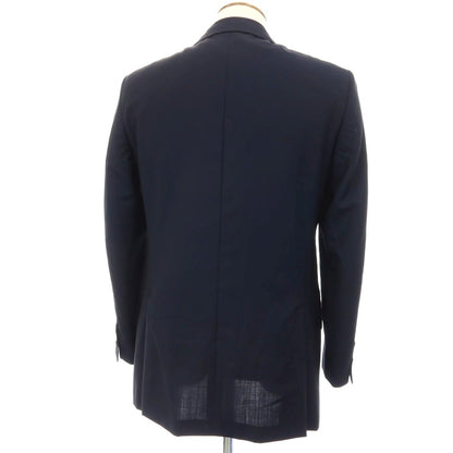 【中古】ダンヒル Dunhill ウールモヘヤ 2B テーラードジャケット ネイビー【サイズ48】【 状態ランクC 】【 メンズ 】