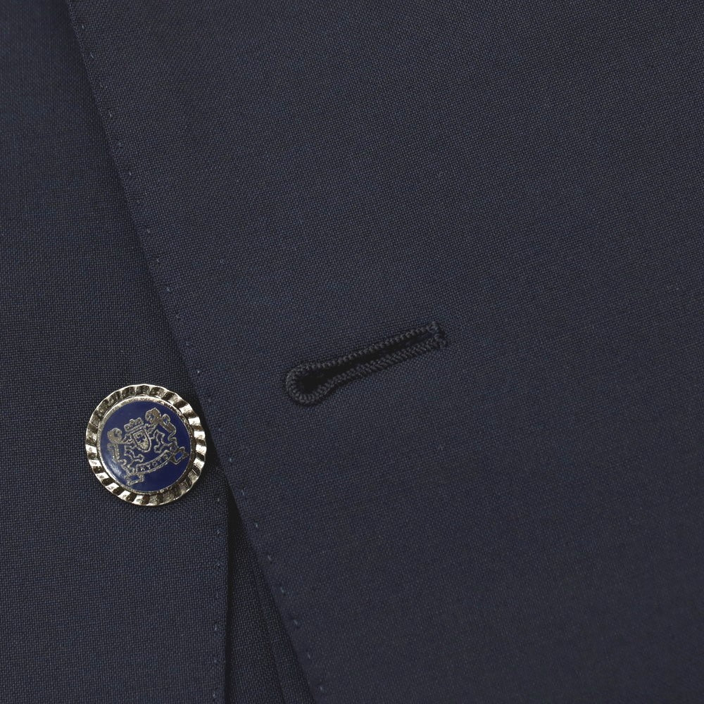 【中古】ダンヒル Dunhill ウールモヘヤ 2B テーラードジャケット ネイビー【サイズ48】【 状態ランクC 】【 メンズ 】
