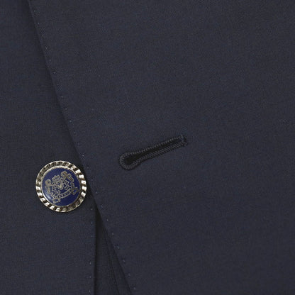 【中古】ダンヒル Dunhill ウールモヘヤ 2B テーラードジャケット ネイビー【サイズ48】【 状態ランクC 】【 メンズ 】