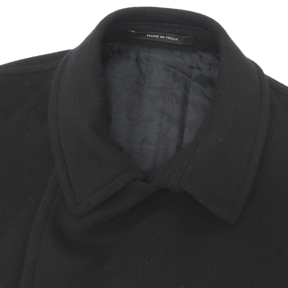 【中古】タリアトーレ TAGLIATORE ウールカシミヤ ダブルブレストコート ブラック【サイズ50】【 状態ランクC 】【 メンズ 】