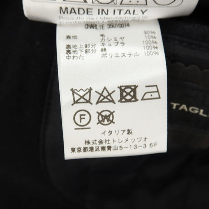 【中古】タリアトーレ TAGLIATORE ウールカシミヤ ダブルブレストコート ブラック【サイズ50】【 状態ランクC 】【 メンズ 】