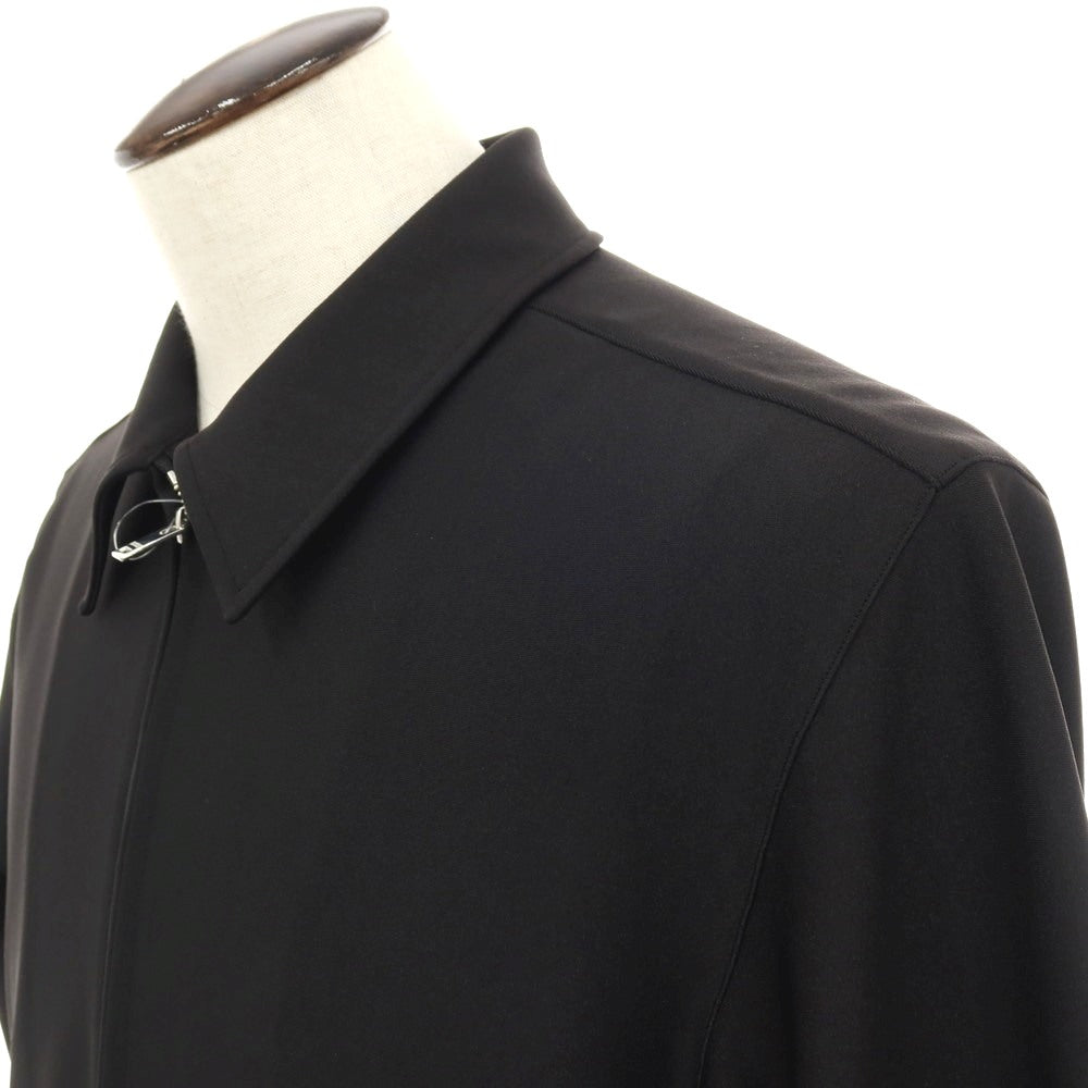 【中古】マッキントッシュフィロソフィー MACKINTOSH PHILOSOPHY britec ポリエステル ジャージー ダブルジップブルゾン ブラック【サイズ40】【 状態ランクB 】【 メンズ 】