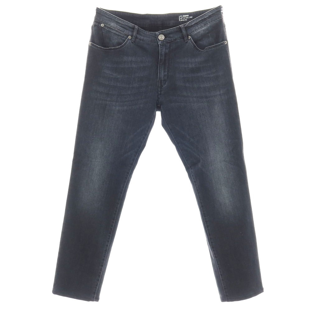 【中古】ピーティートリノ デニム PT TORINO DENIM SWING ストレッチ コットンレーヨンポリエステル デニムパンツ ウォッシュブラック【 サイズ34 】【 状態ランクB 】【 メンズ 】 [APD]
