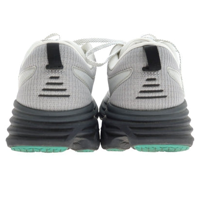 【中古】ホカ オネ オネ HOKA ONE ONE BONDI 8 合成繊維 スニーカー ライトグレー【サイズ28.5】【 状態ランクB 】【 メンズ 】