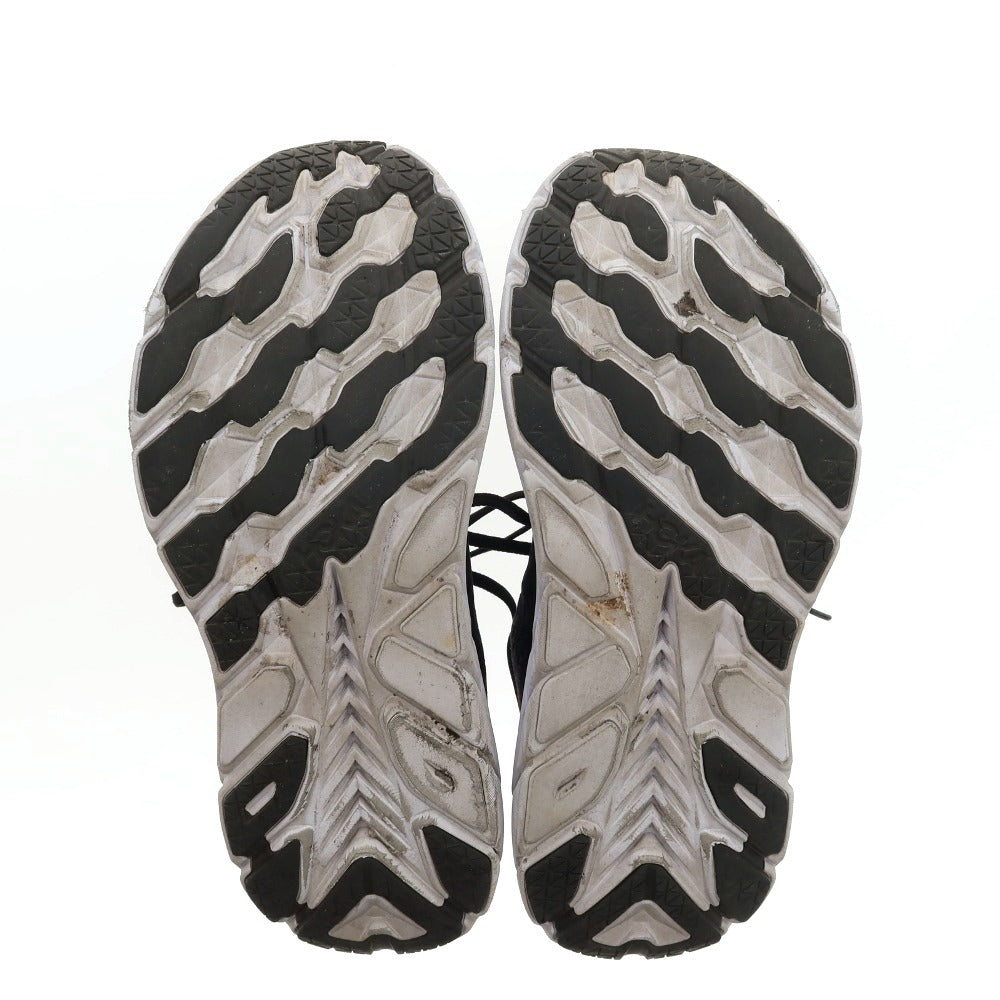 【中古】ホカ オネ オネ HOKA ONE ONE CLIFTON 8 合成繊維 スニーカー ブラック【サイズ28】【 状態ランクC 】【 メンズ 】