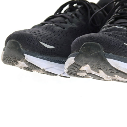 【中古】ホカ オネ オネ HOKA ONE ONE CLIFTON 8 合成繊維 スニーカー ブラック【サイズ28】【 状態ランクC 】【 メンズ 】