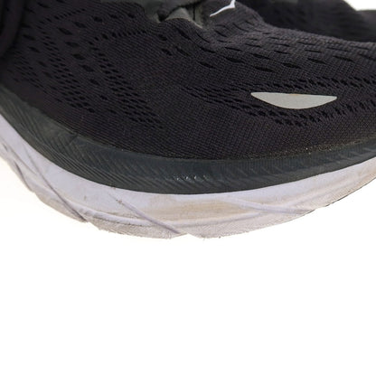 【中古】ホカ オネ オネ HOKA ONE ONE CLIFTON 8 合成繊維 スニーカー ブラック【サイズ28】【 状態ランクC 】【 メンズ 】