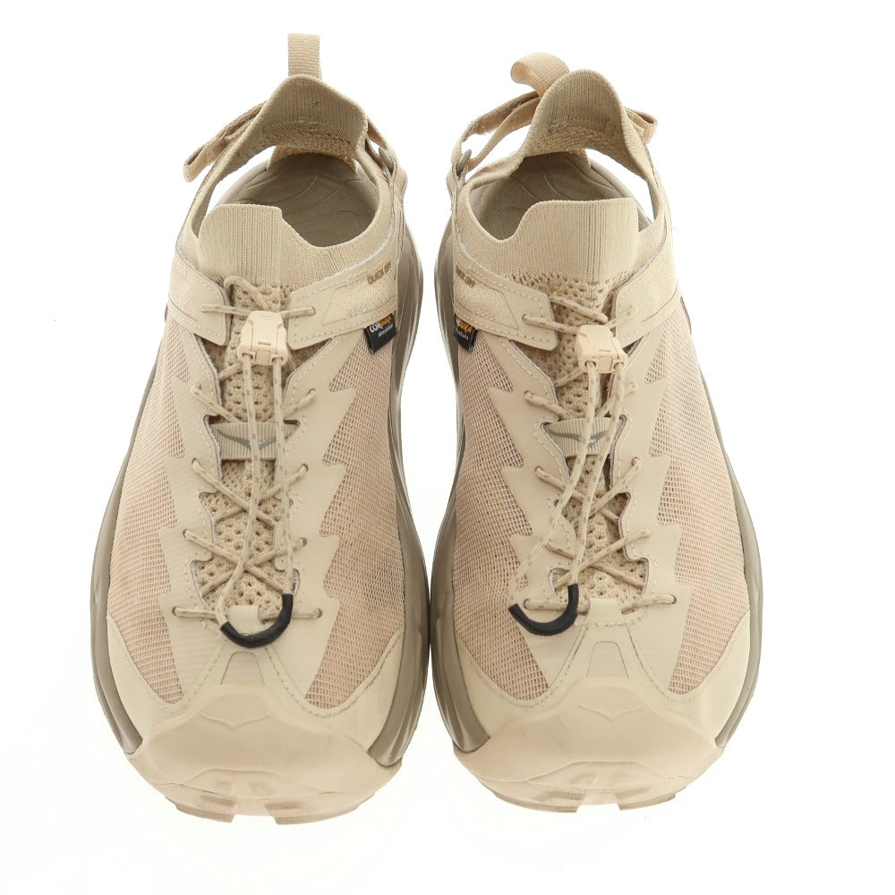 【中古】ホカ オネ オネ HOKA ONE ONE HOPARA 2 合成繊維 マウンテンサンダル ベージュ【サイズ28.5】【 状態ランクB 】【 メンズ 】