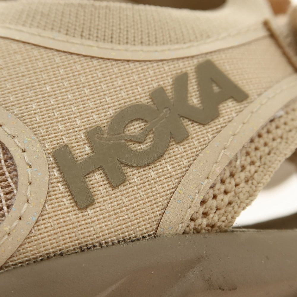 【中古】ホカ オネ オネ HOKA ONE ONE HOPARA 2 合成繊維 マウンテンサンダル ベージュ【サイズ28.5】【 状態ランクB 】【 メンズ 】