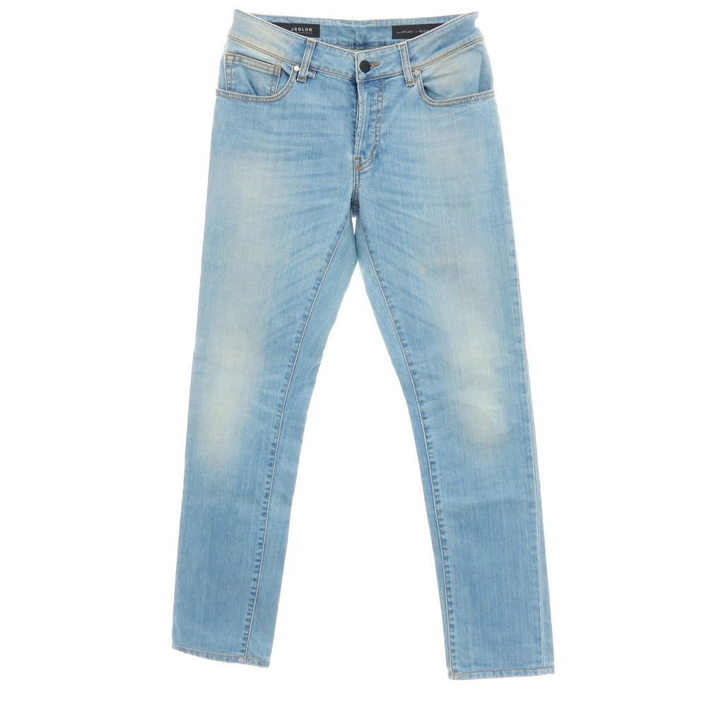 【中古】ジェイカラー JCOLOR DYLAN ストレッチ コットン デニムパンツ ジーンズ ライトブルー【サイズ29】【 状態ランクC 】【 メンズ 】