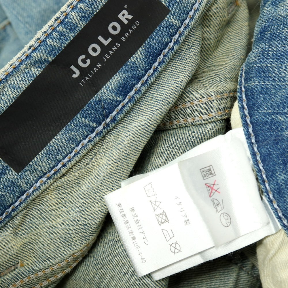 【中古】ジェイカラー JCOLOR DYLAN ストレッチ コットン デニムパンツ ジーンズ ブルー系【サイズ30】【 状態ランクB 】【 メンズ 】