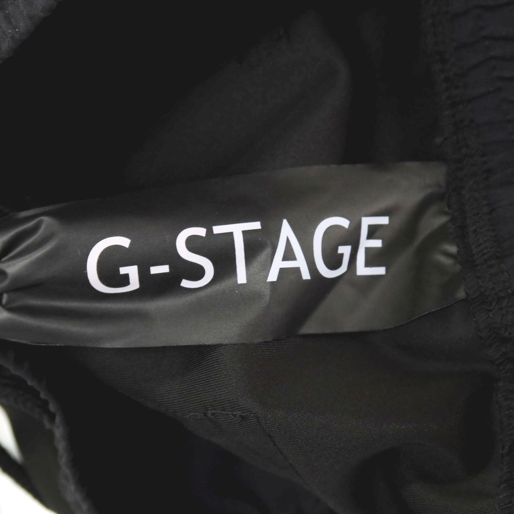 【SALE30%OFF/返品不可】【中古】【未使用】ジーステージ g-stage ポリエステル ジャージー イージーパンツ ブラック【 サイズ44 】【 状態ランクS 】【 メンズ 】
