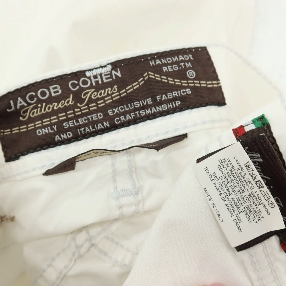 【SALE30%OFF/返品不可】【中古】ヤコブコーエン JACOB COHEN PW6633 H COMF ストレッチ コットン ショートパンツ ホワイト【 サイズ29 】【 状態ランクD 】【 メンズ 】